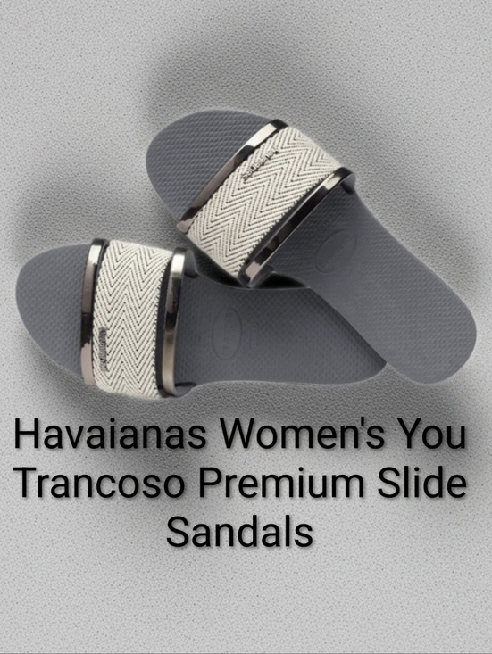 Havaianas Shoes - Havaianas Women's You Trancoso Premium Slide Sandals Size 9.5/10 NWT